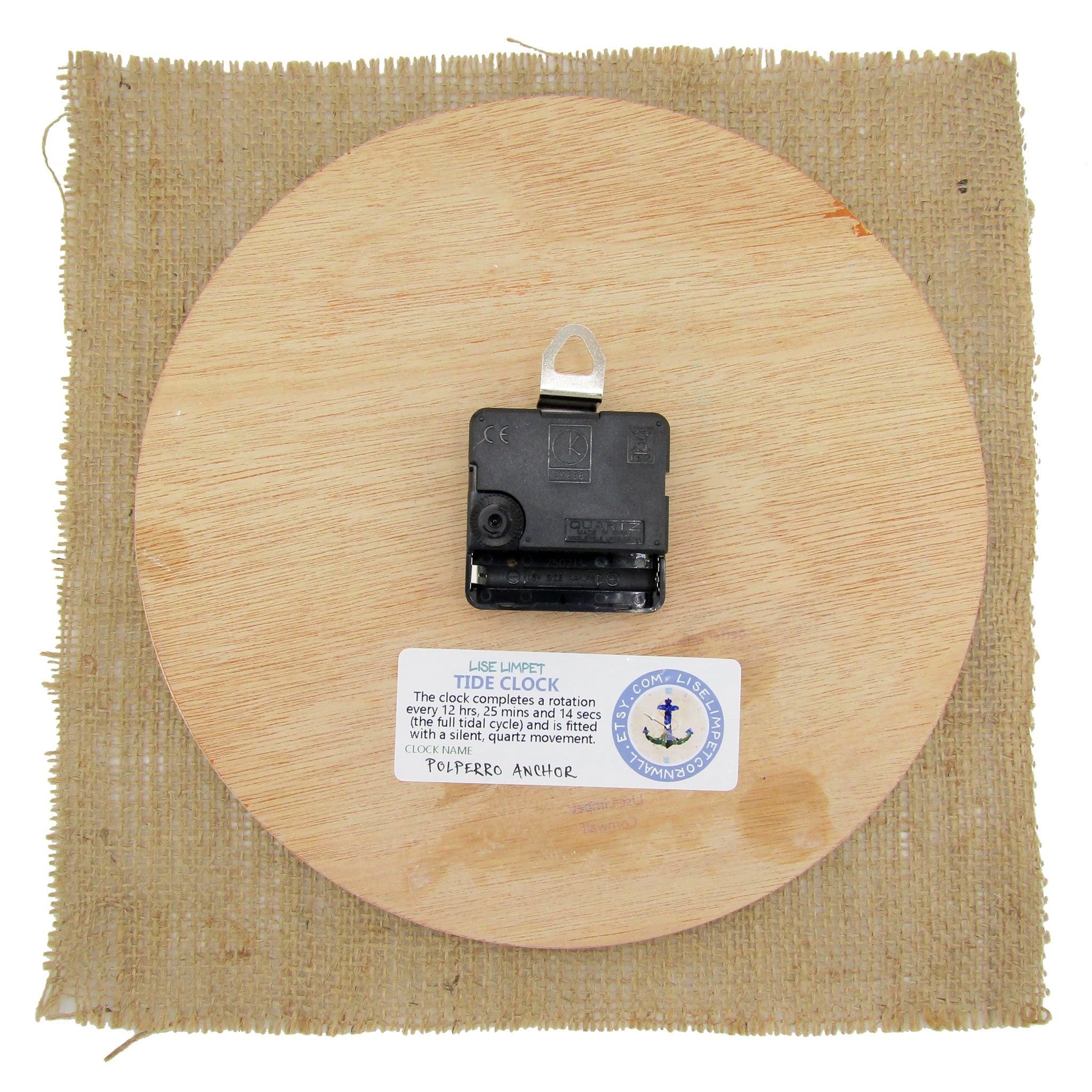 TIDE CLOCK - Polperro Anchor